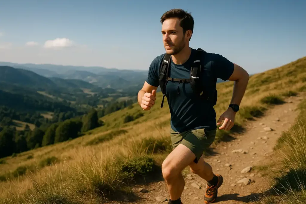 Coureur FNS en ultra-trail montagneux